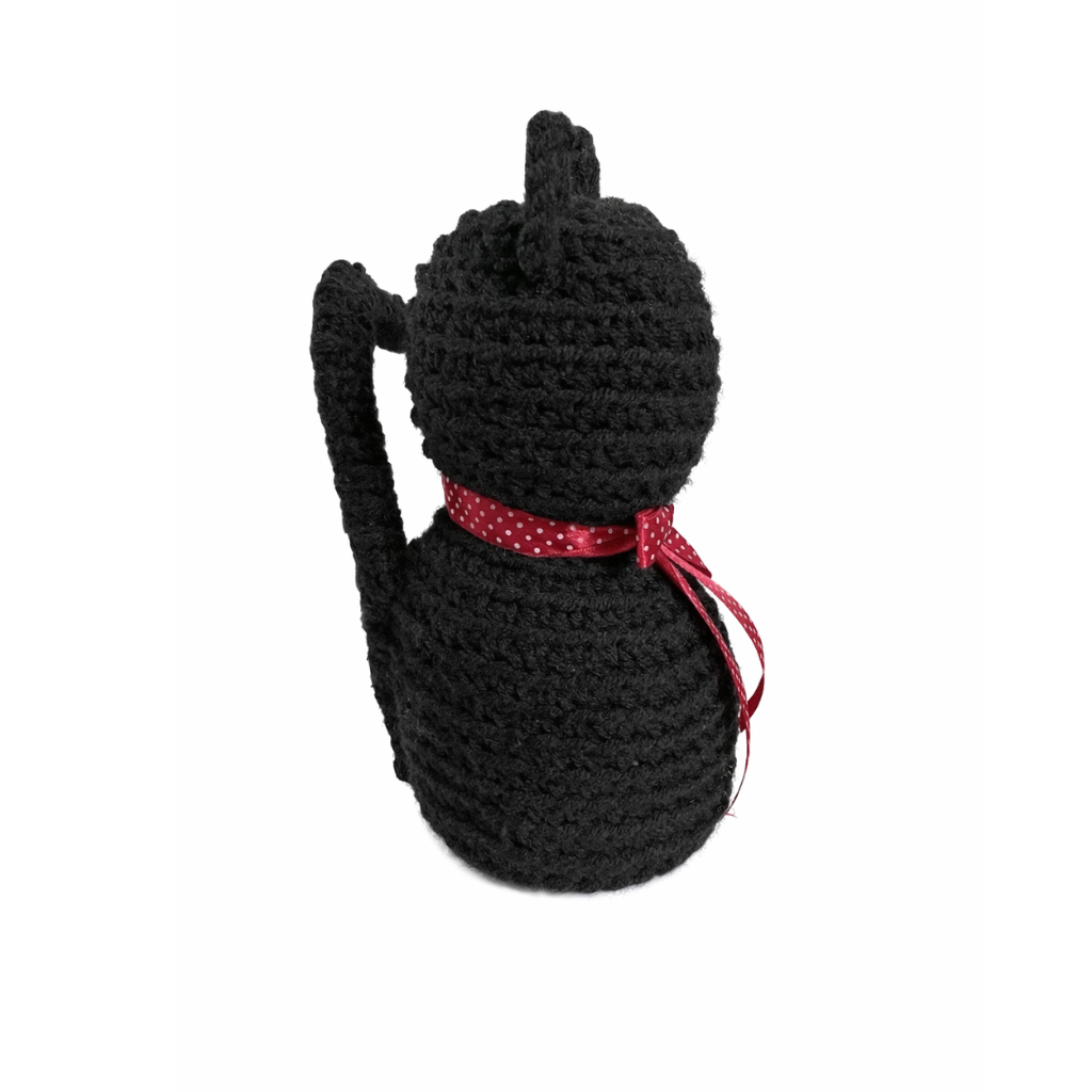 Handmade crochet matching cats — handmade crochet side angle | Unique Treasures