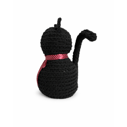 Handmade crochet matching cats — handmade crochet back view | Unique Treasures