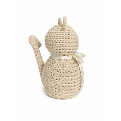 Handmade crochet matching cats — handmade crochet top view | Unique Treasures