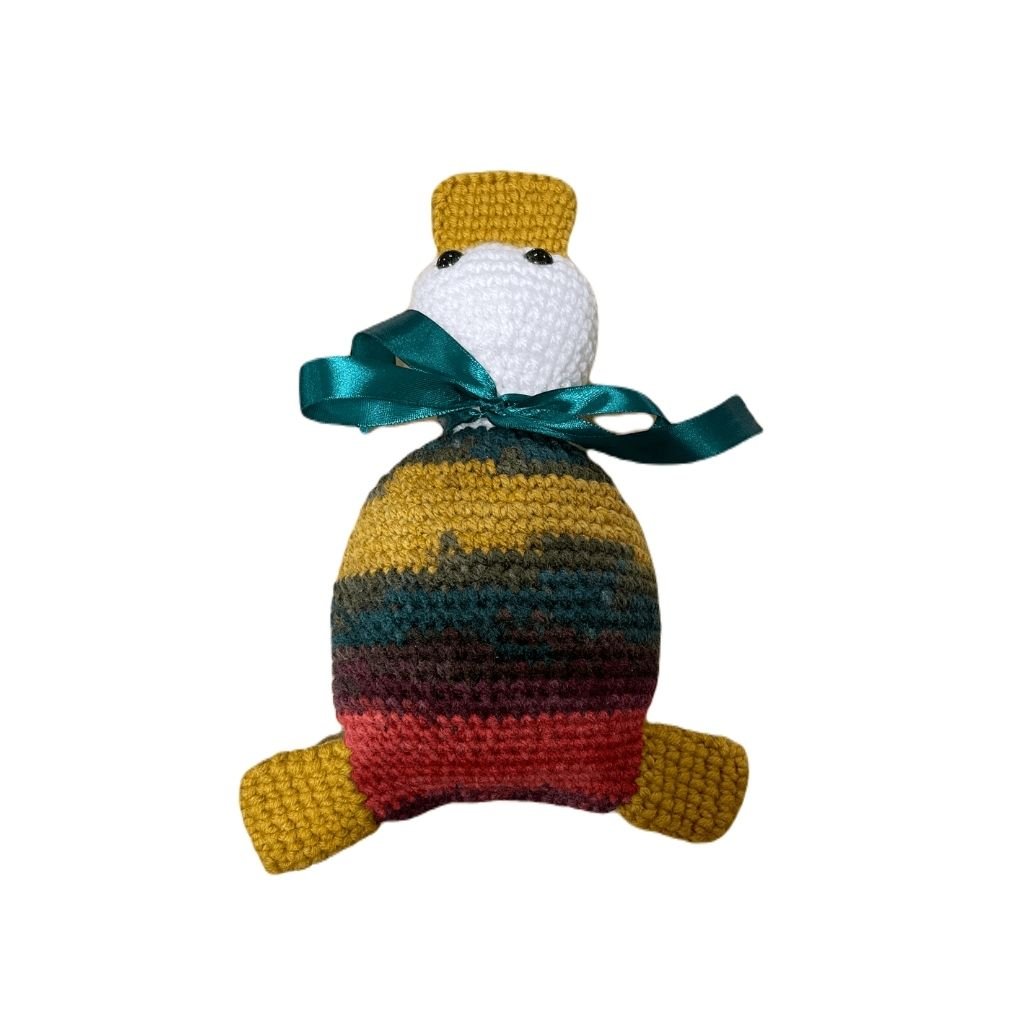 Handmade crochet duck front view | Unique Treasures