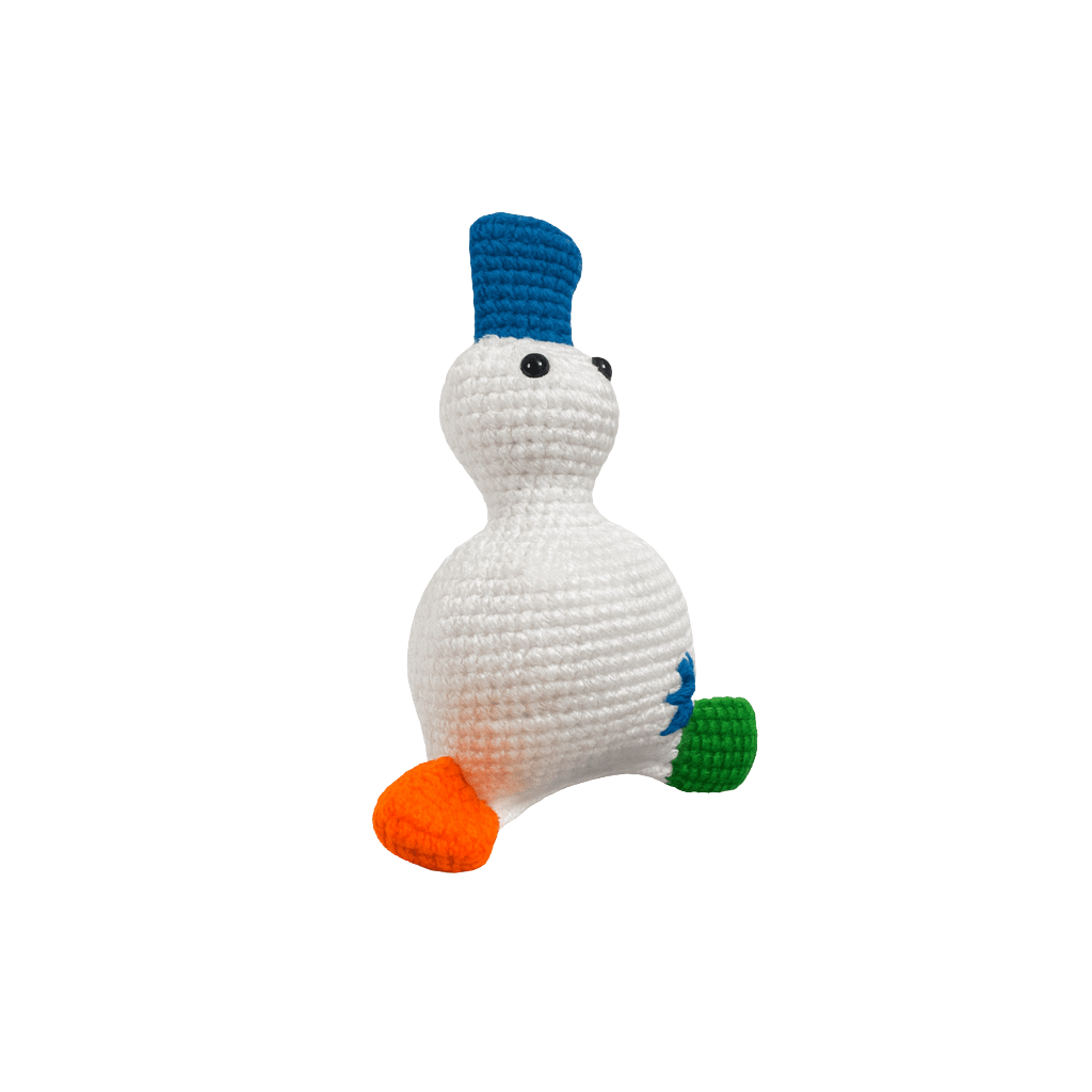 Handmade crochet duck styled display | Unique Treasures
