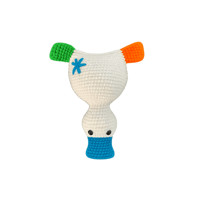 Handmade crochet duck top view | Unique Treasures