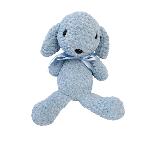 Handmade crochet bunny front view | Unique Treasures