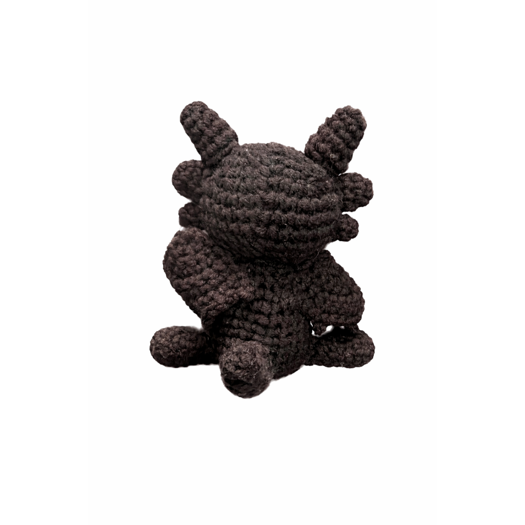 Handmade crochet bat side angle | Unique Treasures