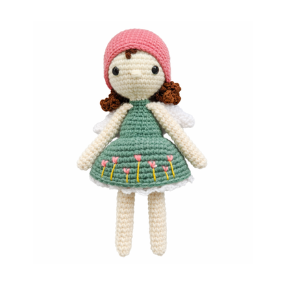 Handmade crochet fairy front view | Unique Treasures