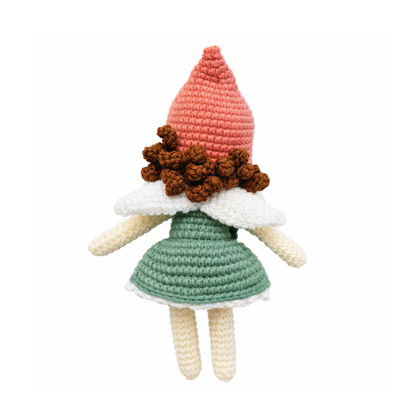 Handmade crochet fairy detail closeup | Unique Treasures