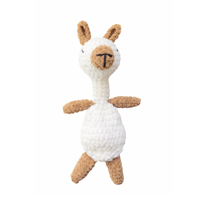 Handmade crochet llama front view | Unique Treasures