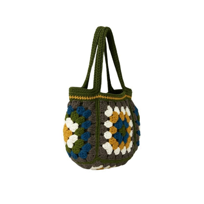 Handmade crochet geometric stitch handbag packaging | Unique Treasures