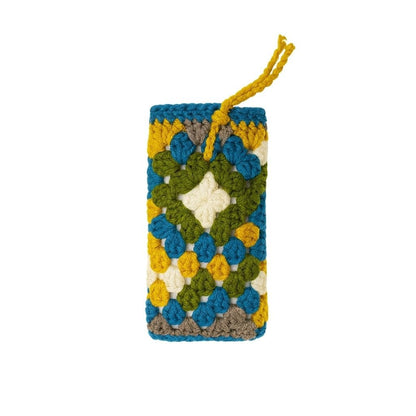 Handmade crochet geometric stitch handbag styled display | Unique Treasures