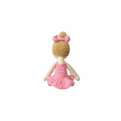 Handmade crochet ballerina styled display | Unique Treasures