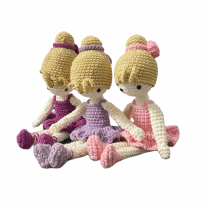 Handmade crochet ballerina view 10 | Unique Treasures