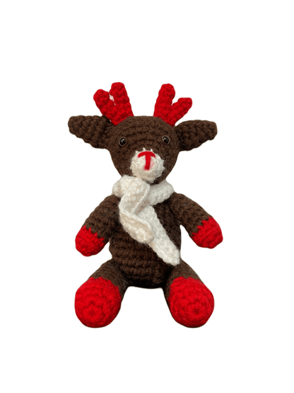 Handmade crochet reindeer styled display | Unique Treasures