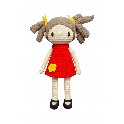 Handmade crochet mila twirl front view | Unique Treasures