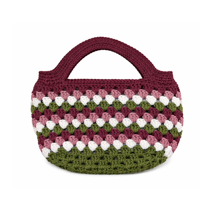 Wildberry Bag - handmade crochet bag by Unique Treasures